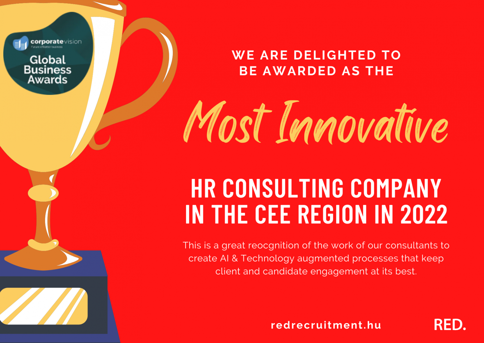 Most Innovative HR Consulting firm in 2022 in CEE